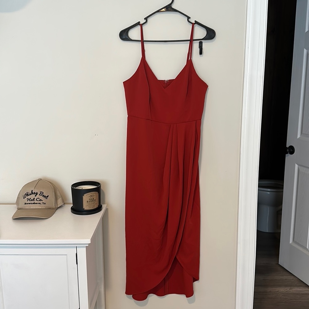 Red Midi Dress
